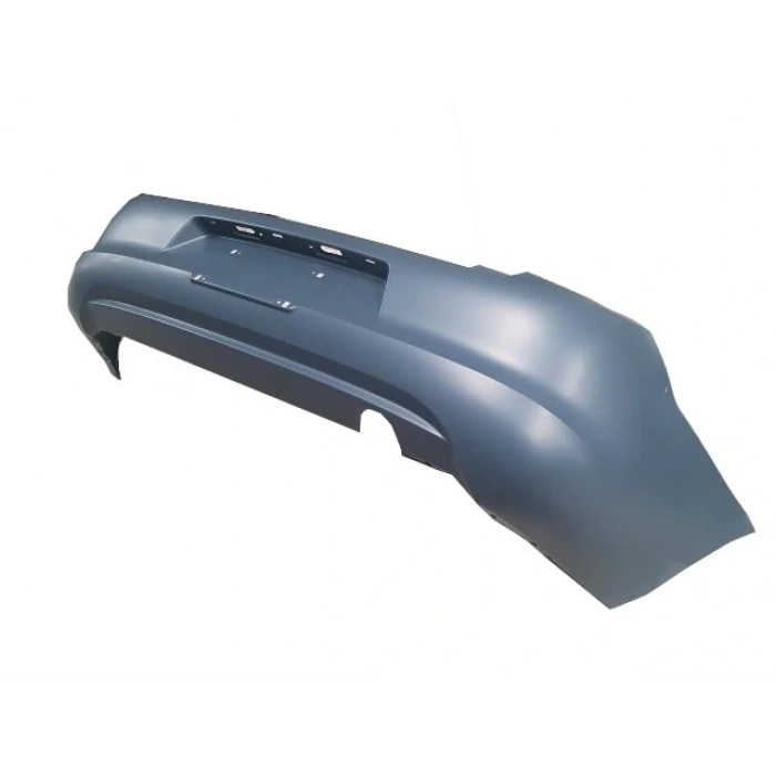 CITROEN C ELYSEE- 17/24; ARKA TAMPON KOYU GRİ SENSÖR DELİKSİZ (EUROBUMP)