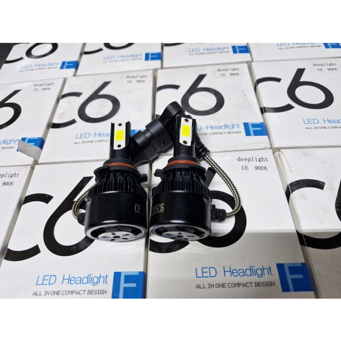 FAR LED XENON AMPUL 9006 R2 DOB LED 6000K (TAKIM FİYATI)