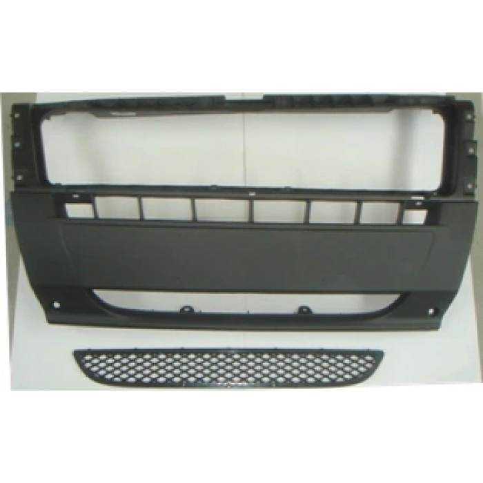 FIAT DUCATO- 07/14; ÖN TAMPON ORTA SİYAH (PANJURLU)(EUROBUMP)