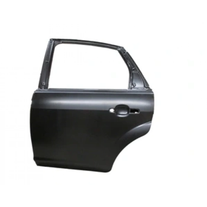 FORD FOCUS- SD/HB- 05/07; ARKA KAPI KOMPLE SOL SİYAH BAND DELİKSİZ (İCELİ/ÇEKOMASTİKLİ) (BFN)