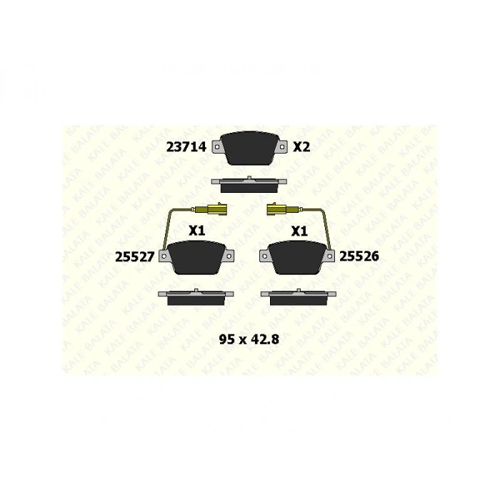 FREN BALATASI ARKA 1.3 LINEA 1.4 STILO