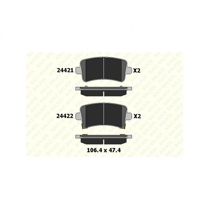 FREN BALATASI ARKA INSIGNIA 08=>