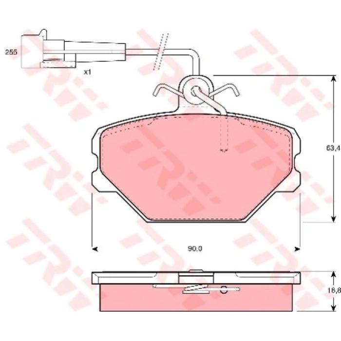 FREN BALATASI ON 1.4 1.6 TEMPRA TIPO FISLI