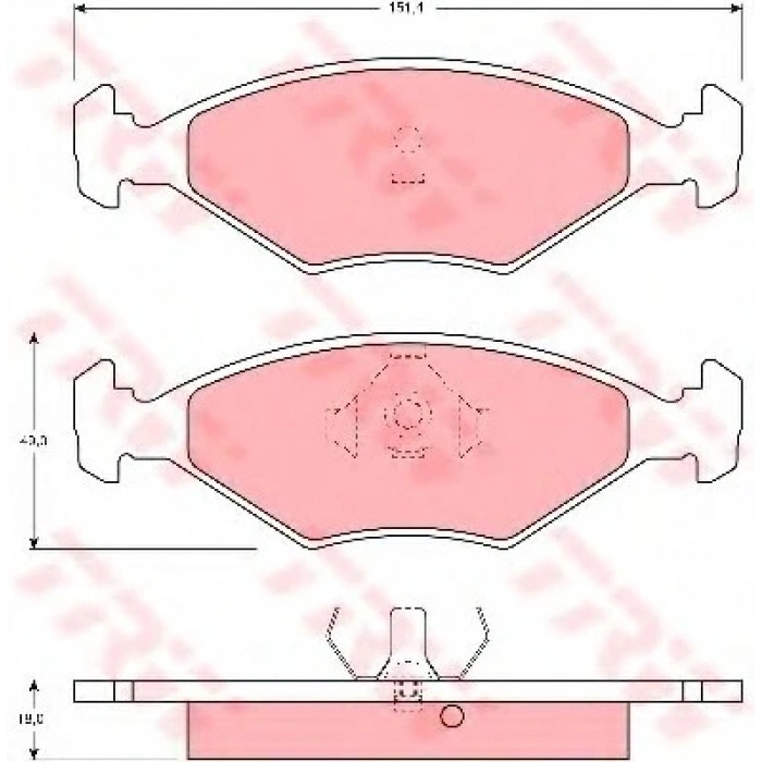 FREN BALATASI ON 1.4 PALIO SIENA
