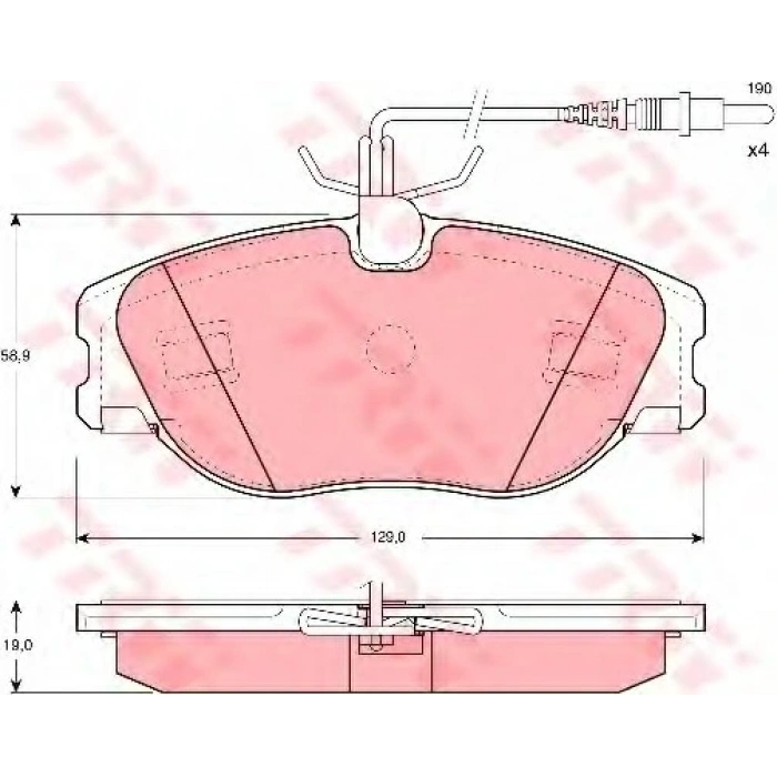 FREN BALATASI ON 1.9 SCUDO 1994 2006