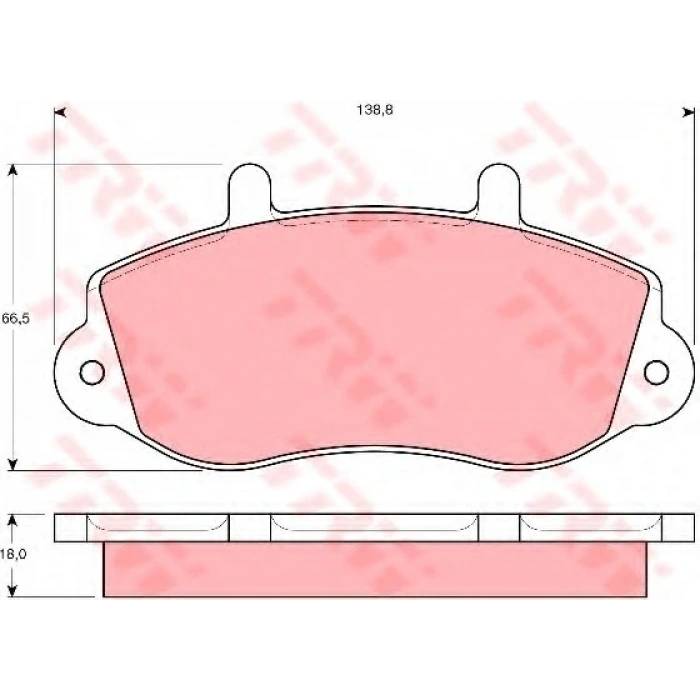 FREN BALATASI ON 2.5D 2.8TDI MASTER 1998 >