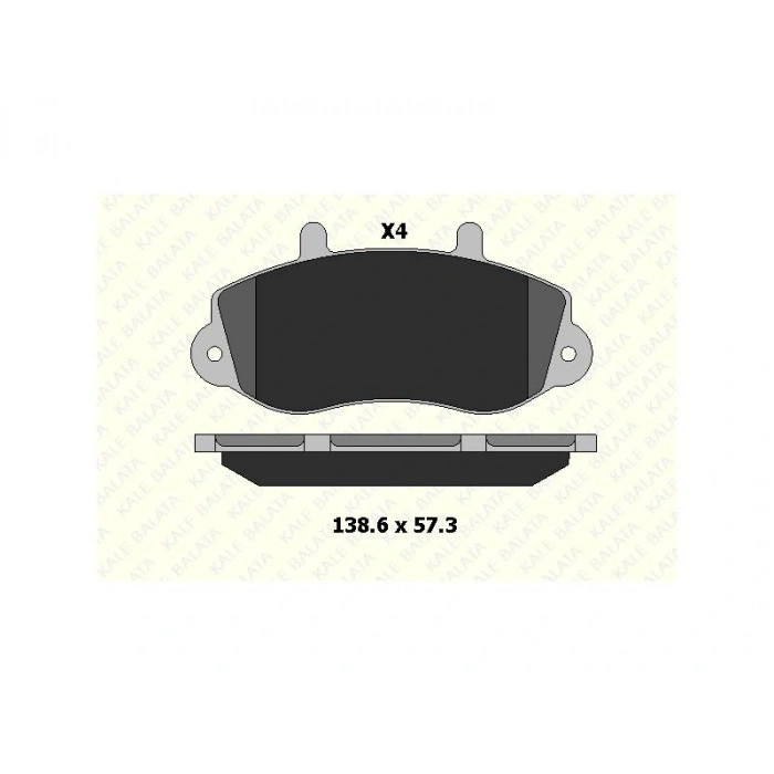 FREN BALATASI ON 2.5D 2.8TDI MASTER 1998 >