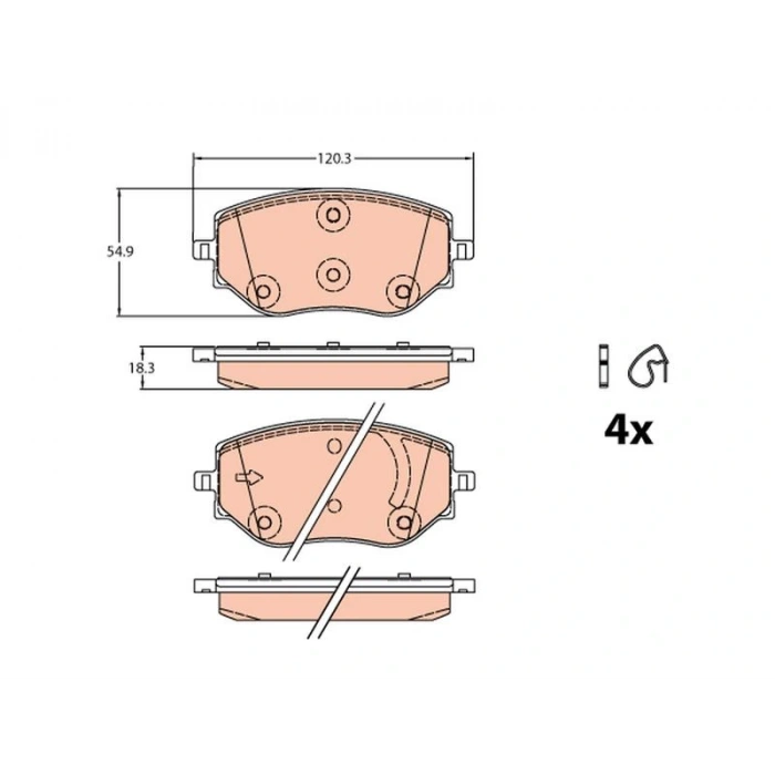 FREN BALATASI ON CLIO V 1.0 TCE MICRA 16 17 JANT