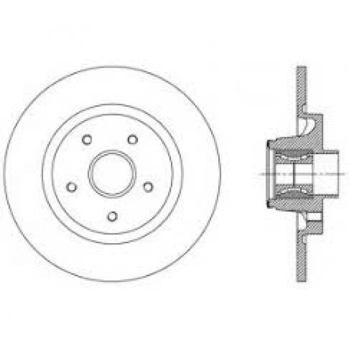 FREN KAMPANASI ALUMINYUM 1.5 DCI K9K 2002 > 2005