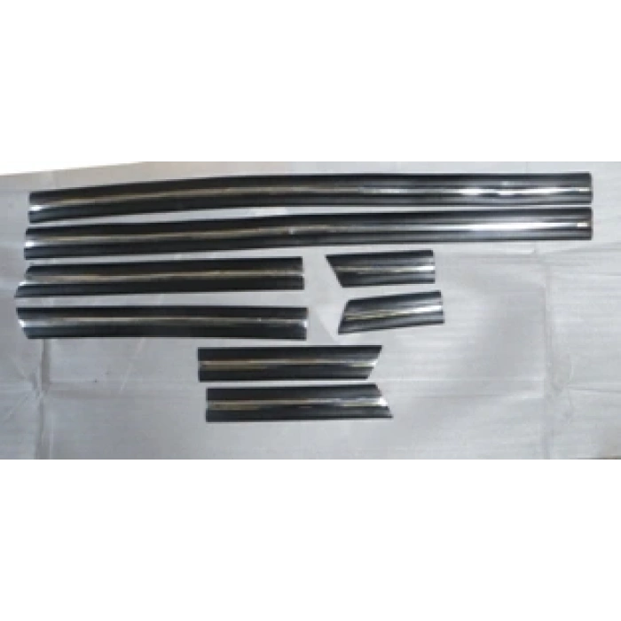 JEEP CHEROKEE- 91/96; KAPI BANDI SET İNCE TİP (NİKELAJ ÇITALI) (8 PARÇA) (BFN)