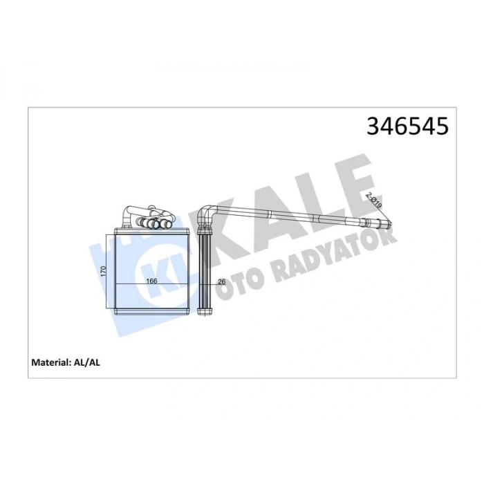 KALORIFER FIESTA VI (08+) AL BRZ