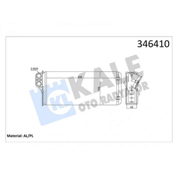 KALORIFER MASTER II 2.5D-2.8DTI (98-01) MOVANO 1.9DTI-2.2DTI (00+) AL MKNK