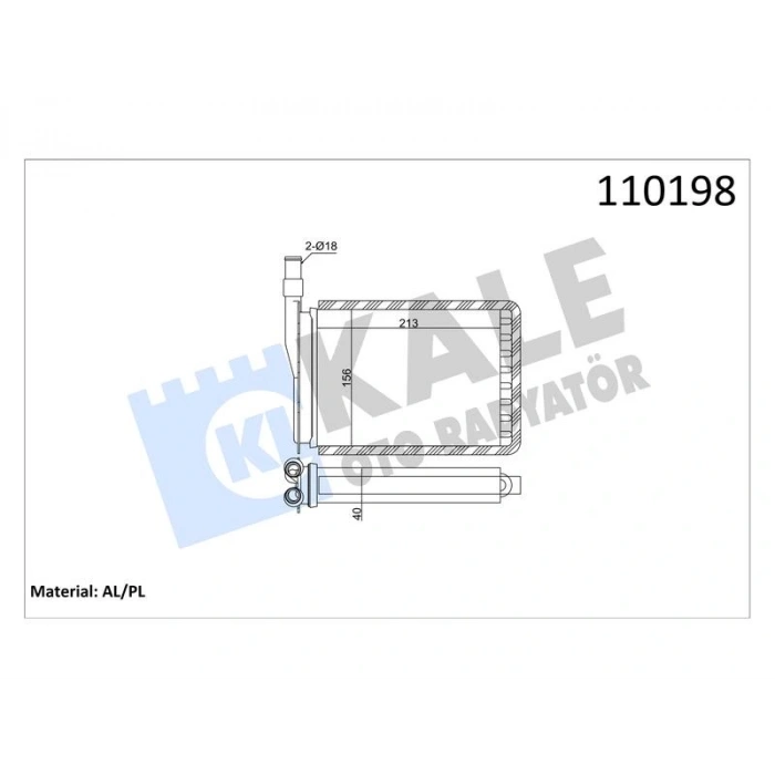 KALORIFER R9 R11 (ALUMINYUM BORULU) 2 SIRA AL+PL