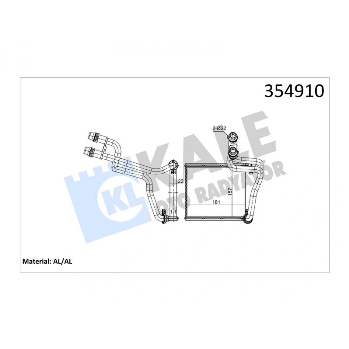 KALORIFER RADYATORU GOLF VI JETTA