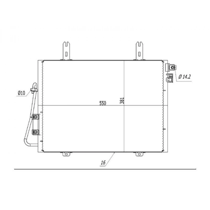 KLIMA RADYATORU (KONDANSER) KANGOO 1.9 D DCI 1.4I 1.6I 1.2I 98> (OTO. MEK.)