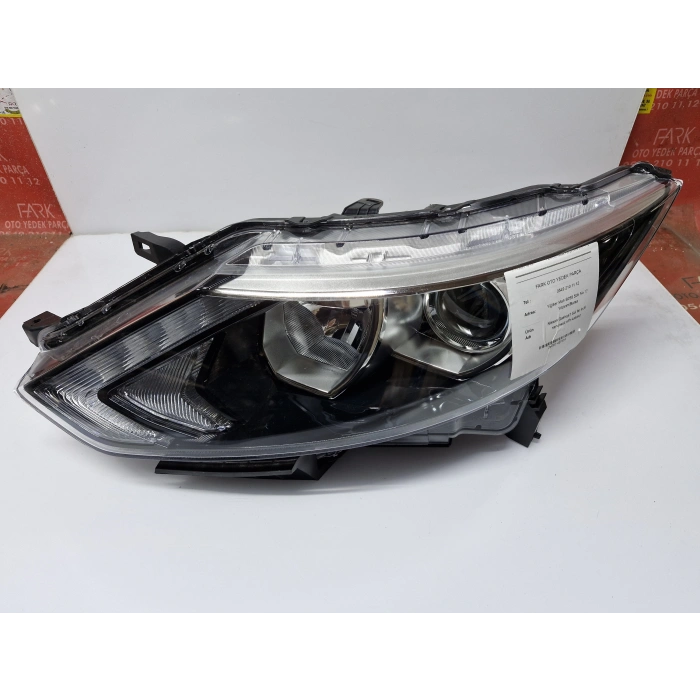 NİSSAN QASHQAİ SOL ÖN FAR LEDLİ 2013-2021 SIFIR AYARINDA