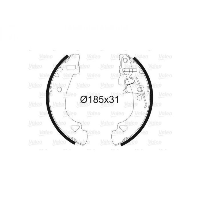 PABUCLU BALATA ARKA UNO 70 PANDA (95-04)