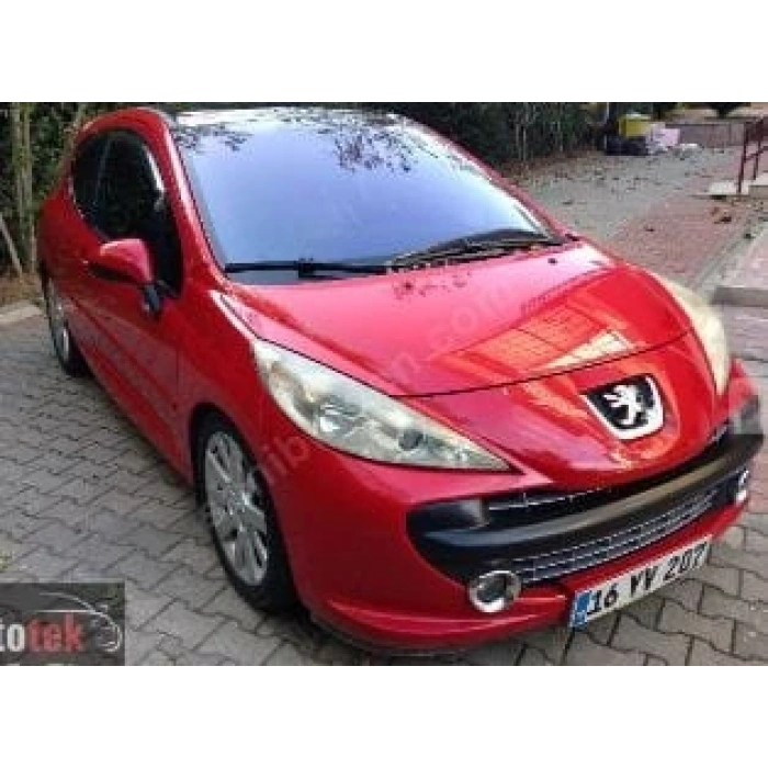 PEUGEOT 207- 06/09; ÖN TAMPON PANJURU ALT SİYAH (IZGARA) (3 KAPI SPORT) (TW)