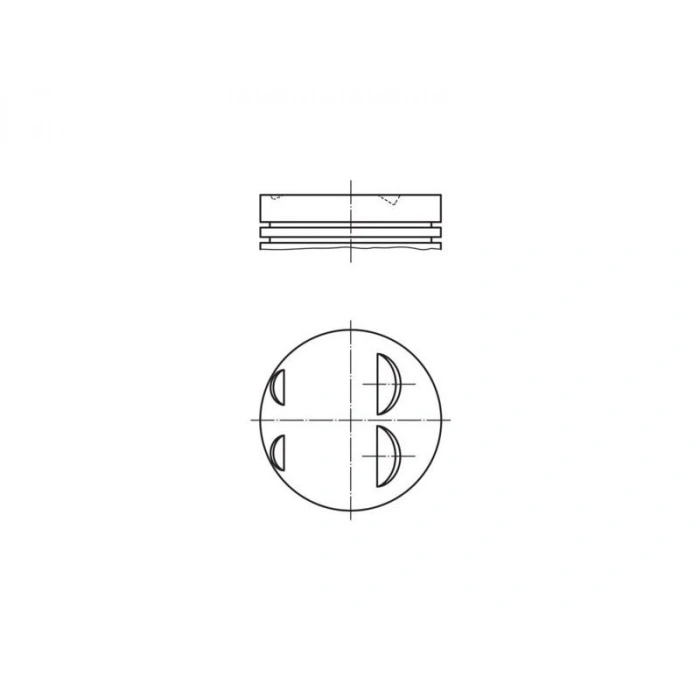 PISTON SEGMAN (79.50MM STD ) MEGANE II-CLIO-II-CLIO III-MODUS-SCENIC II (K4J) 1.4