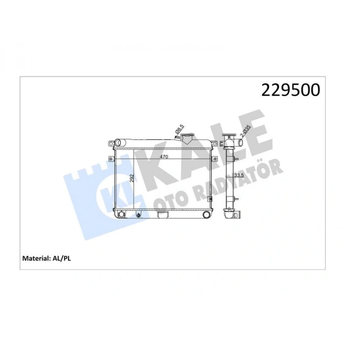 RADYATOR M131 DKS EM YM 2 SIRA AL+PL
