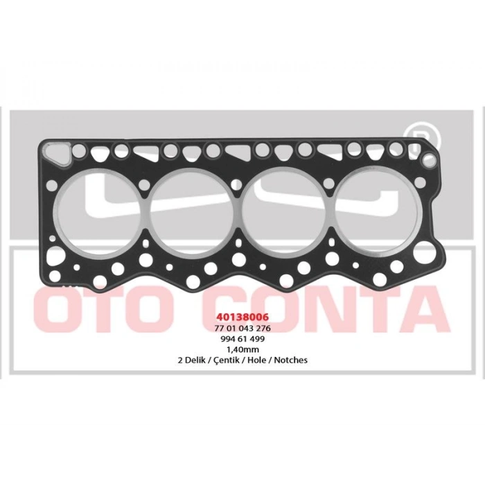 SILINDIR KAPAK CONTA DUCATO 2.5TD TDI 1.40MM 95.3MM