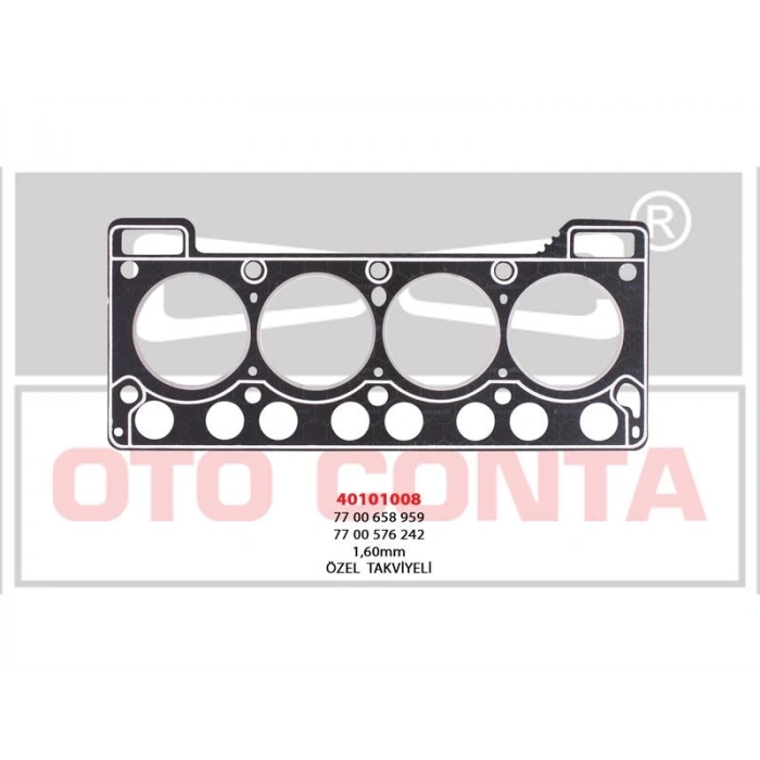 SILINDIR KAPAK CONTA R12 1.3 LPGLI SAC TAKVIYELI CIFT TARAF