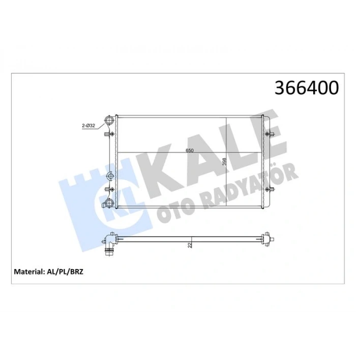 SU RADYATORU BORA I GOLF III-IV 1.4 1.6 1.8 1.9 2.0