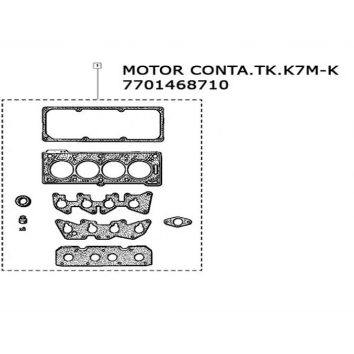 TAKIM CONTA MEGANE 1.4 1.6 8V FULL KECELI K7J K7M