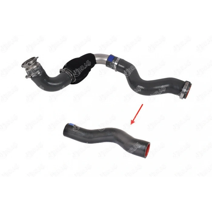 TURBO HORTUMU BUYUK METAL BORU HARIC TRAFIC II 2.5 DCI- VIVARO 2.5 DTI 01=>