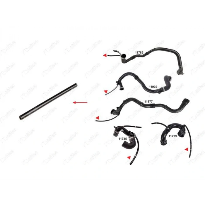 TURBO HORTUMU CLIO II-MEGANE II-FLUENCE 1.5DCI (04