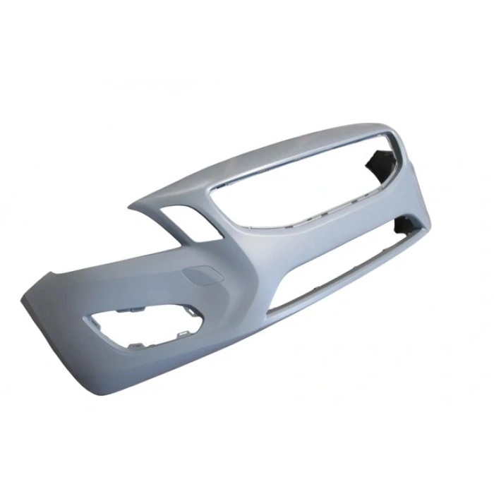 VOLVO S60- 10/13; ÖN TAMPON ASTARLI GRİ FAR YIKAMA DELİKSİZ (SİS VE PANJUR DELİKLİ)(TYG)