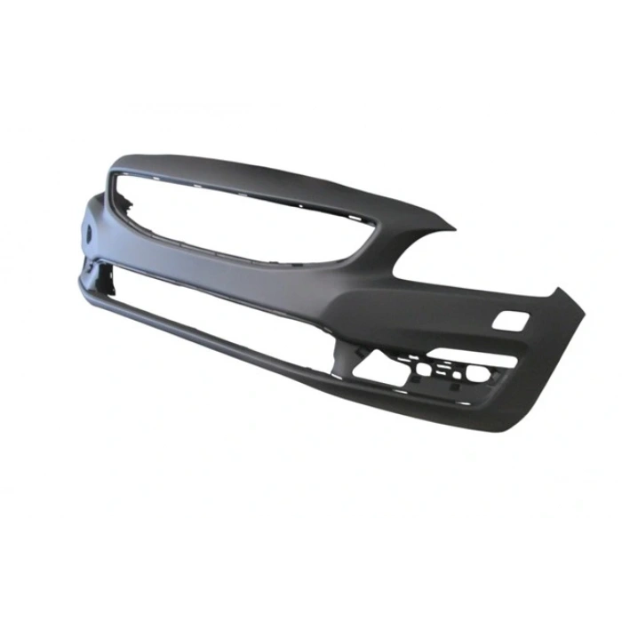 VOLVO S60- 13/18; ÖN TAMPON ASTARLI SİYAH/FAR YIKAMA DELİKLİ (TYG)