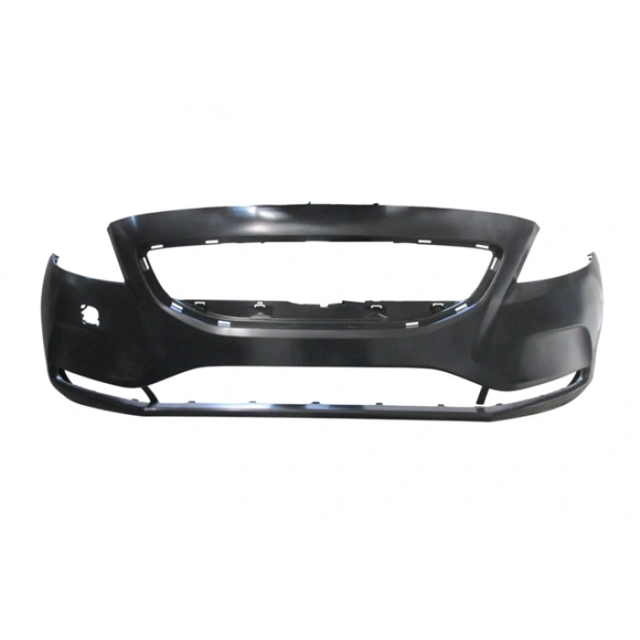 VOLVO V40- 13/19; ÖN TAMPON SİYAH/FAR YIKAMA DELİKSİZ (TYG)