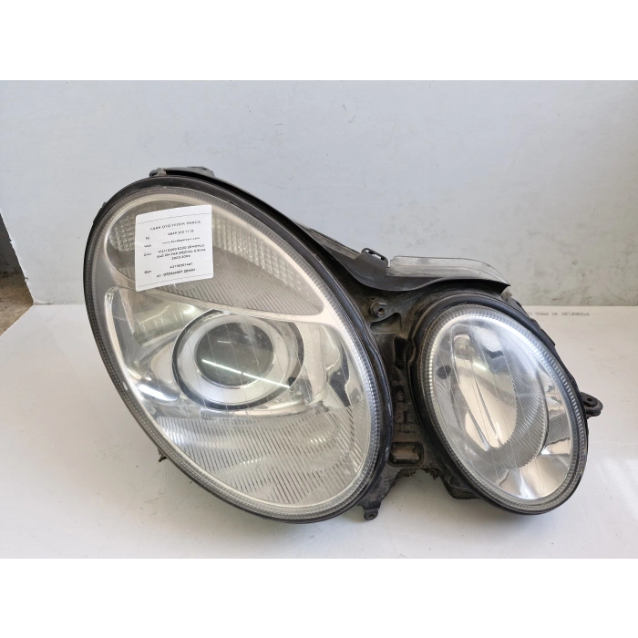 W211 E200 E220 ZENONLU SAĞ ÖN FAR ORJİNAL ÇIKMA 2002-2006