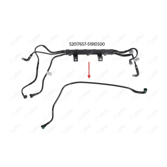 YAKIT BORUSU BRAKET HARIC EURO 5 DOBLO 1.3 D MultI