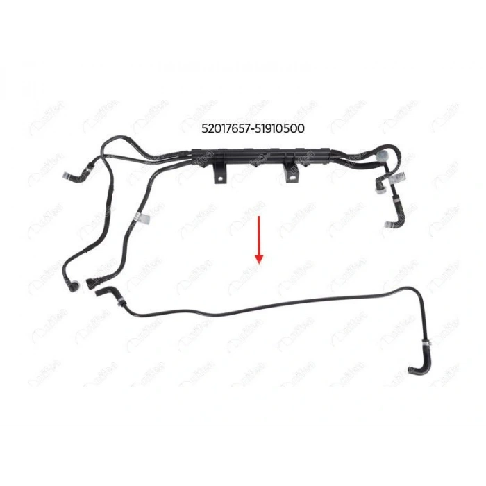 YAKIT BORUSU BRAKET HARIC EURO 5 DOBLO 1.3 D MultI