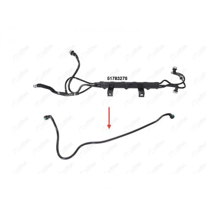 YAKIT BORUSU  DOBLO 1.3 MULTIJET BRAKET HARIC