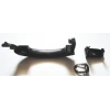 FORD FIESTA- 02/07; ÖN KAPI DIŞ AÇMA KOLU SOL SİYAH (PÜTÜRLÜ TİP) ANAHTAR DELİKLİ (HUSHAN)