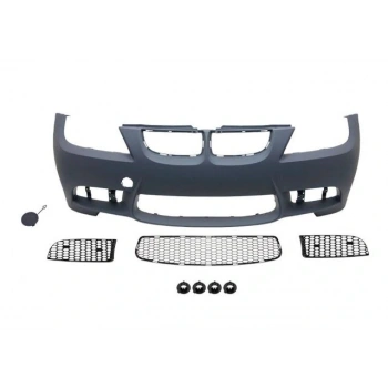 BMW 3 SERI- E90- 05/09; ÖN TAMPON ASTARLI(SİS D.SİZ KAPAK/IZGRALI/SEN.YUVALI/ÇEK.KAPAKLI)M3-STYLE/LC