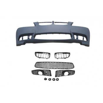BMW 3 SERI- E90- 09/11; ÖN TAMPON GRİ(SİS D.Lİ KAPAK/PANJURLU/IZGARALI)SENSÖR AÇILR)M3-CNS-STYLE/LCI