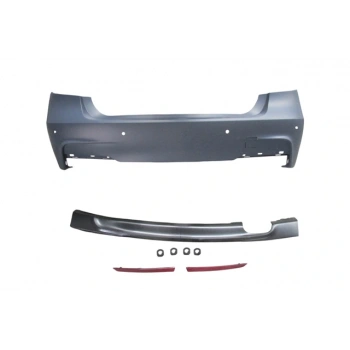 BMW 3 SERI- F30- 12/14; ARKA TAMPON ASTARLI (SENSÖR YUVALI/KARLIKLI/REFLEKTÖRLÜ) (M-TECH)