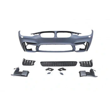 BMW 3 SERI- F30- 12/18; ÖN TAMPON ASTARLI (SİS DELİKSİZ KAPAK/IZGARALI/F.YIK.LI/ÇEK.KAPAKLI)M3/STYLE