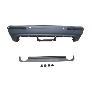 BMW 5 SERI- E39- 96/00; ARKA TAMPON ASTARLI (SEN.YUVALI/KARLIKLI/BANTLI)(ÇİFT EGZ D./ÇEK.KAPAKLI )M5