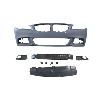 BMW 5 SERI- F10- 10/13; ÖN TAMPON ASTARLI(SİS D.Lİ KAPAK/IZGRALI/PLAKA PLAS./FAR.YIK.LI/SEN.D)M-TECH