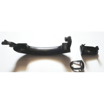 FORD FIESTA- 07/09; ÖN KAPI DIŞ AÇMA KOLU SOL SİYAH (PÜTÜRLÜ TİP) ANAHTAR DELİKLİ (HUSHAN)