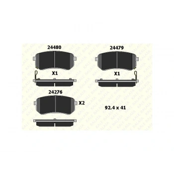 FREN BALATASI ARKA I10 PICANTO 1.0 1.1 05-11