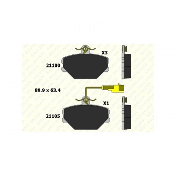 FREN BALATASI ON 1.4 1.6 TEMPRA TIPO FISLI