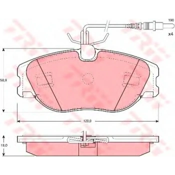 FREN BALATASI ON 1.9 SCUDO 1994 2006