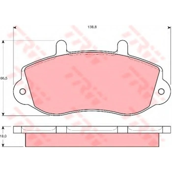 FREN BALATASI ON 2.5D 2.8TDI MASTER 1998 >