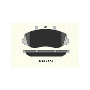 FREN BALATASI ON 2.5D 2.8TDI MASTER 1998 >